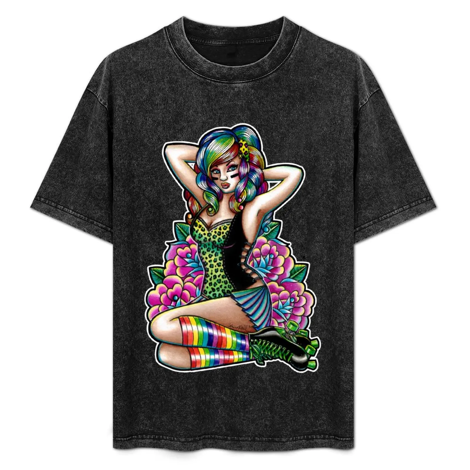 Derby Doll T-Shirt Casual Holiday Short Sleeve Tee
Derby Doll T-Shirt Casual Holiday Short Sleeve Tee