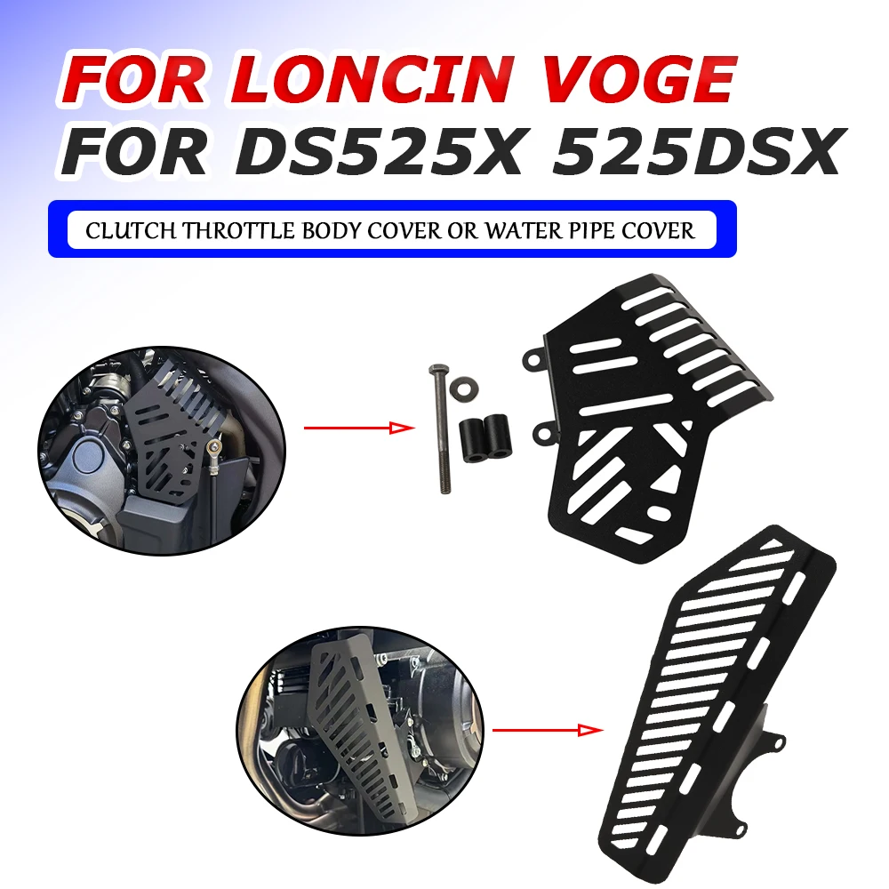 Motorcycle Water Pipes Guard Engine Throttle Body Cover Clutch Cap For VOGE Valico 525DSX DS525X DSX525 525 DSX DS 525 X 2024
Motorcycle Water Pipes Guard Engine Throttle Body Cover Clutch Cap For VOGE Valico 525DSX DS525X DSX525 525 DSX DS 525 X 2024