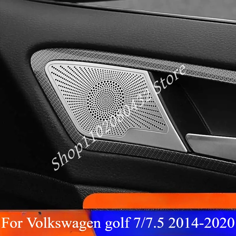 For Volkswagen golf 7/7.5 2014-2020 Car Dashboard Tweeter Horn Cover Trunk Door Audio A-pillar Speaker
For Volkswagen golf 7/7.5 2014-2020 Car Dashboard Tweeter Horn Cover Trunk Door Audio A-pillar Speaker