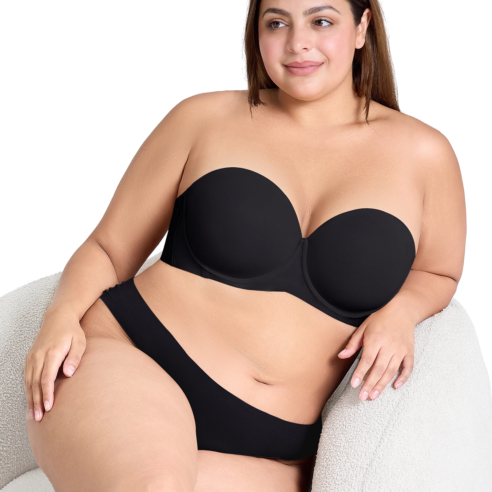New Push Up Strapless Bras Women Removable Anti-slip Straps Adjustable Plus Size Sexy Everday Large Cup Bra 
New Push Up Strapless Bras Women Removable Anti-slip Straps Adjustable Plus Size Sexy Everday Large Cup Bra