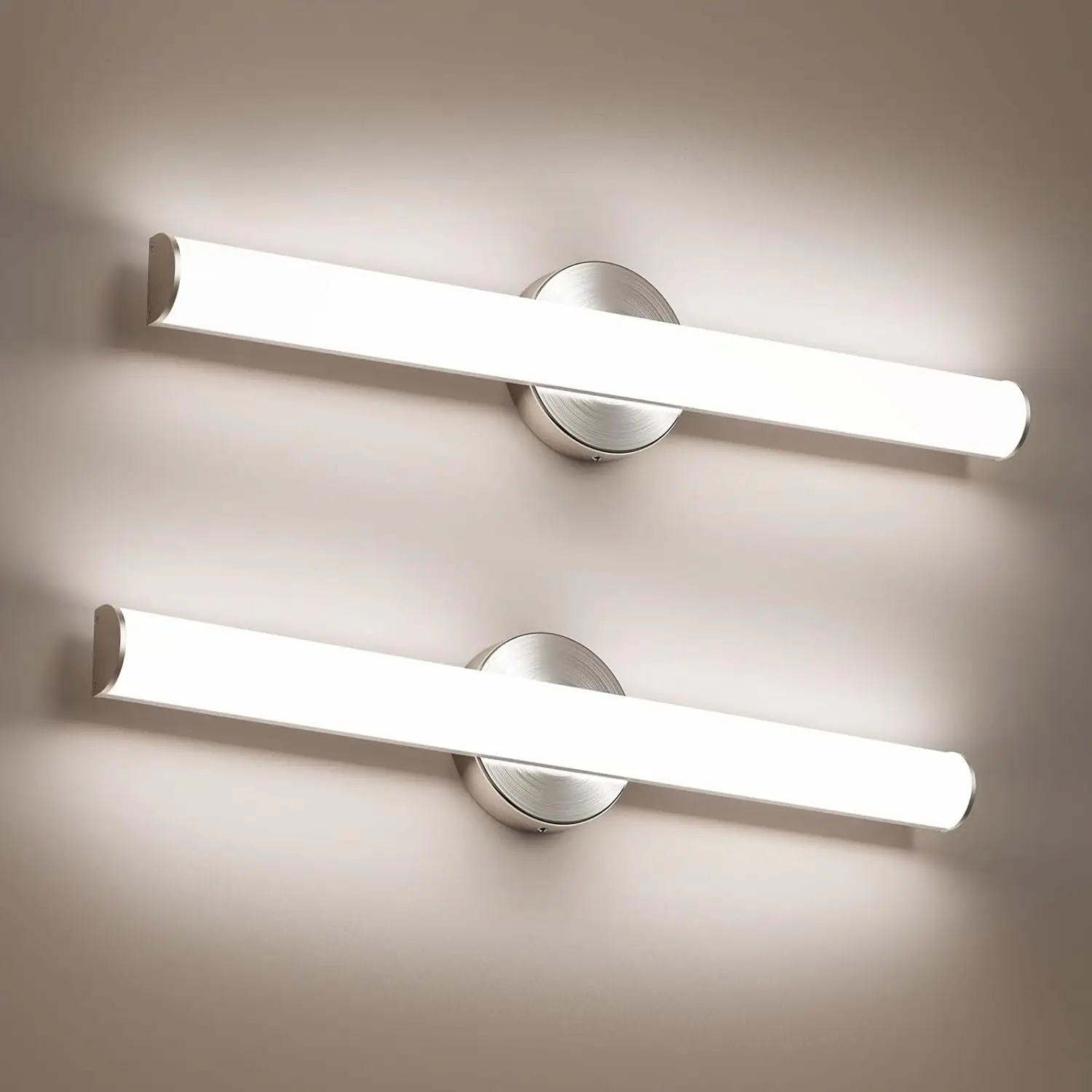 24 inch LED Vanity Light 2-Pack, 16W 1600LM, 4000K Natural White, Modern Bathroom Fixture for Mirror
24 inch LED Vanity Light 2-Pack, 16W 1600LM, 4000K Natural White, Modern Bathroom Fixture for Mirror