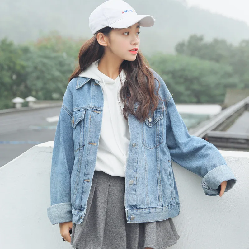 England Style Women Cowboy Coats Jackets Spring Autumn New Korean Style Retro Hong Kong Style Casual Jacket Top Women's Clothing
England Style Women Cowboy Coats Jackets Spring Autumn New Korean Style Retro Hong Kong Style Casual Jacket Top Women's Clothing