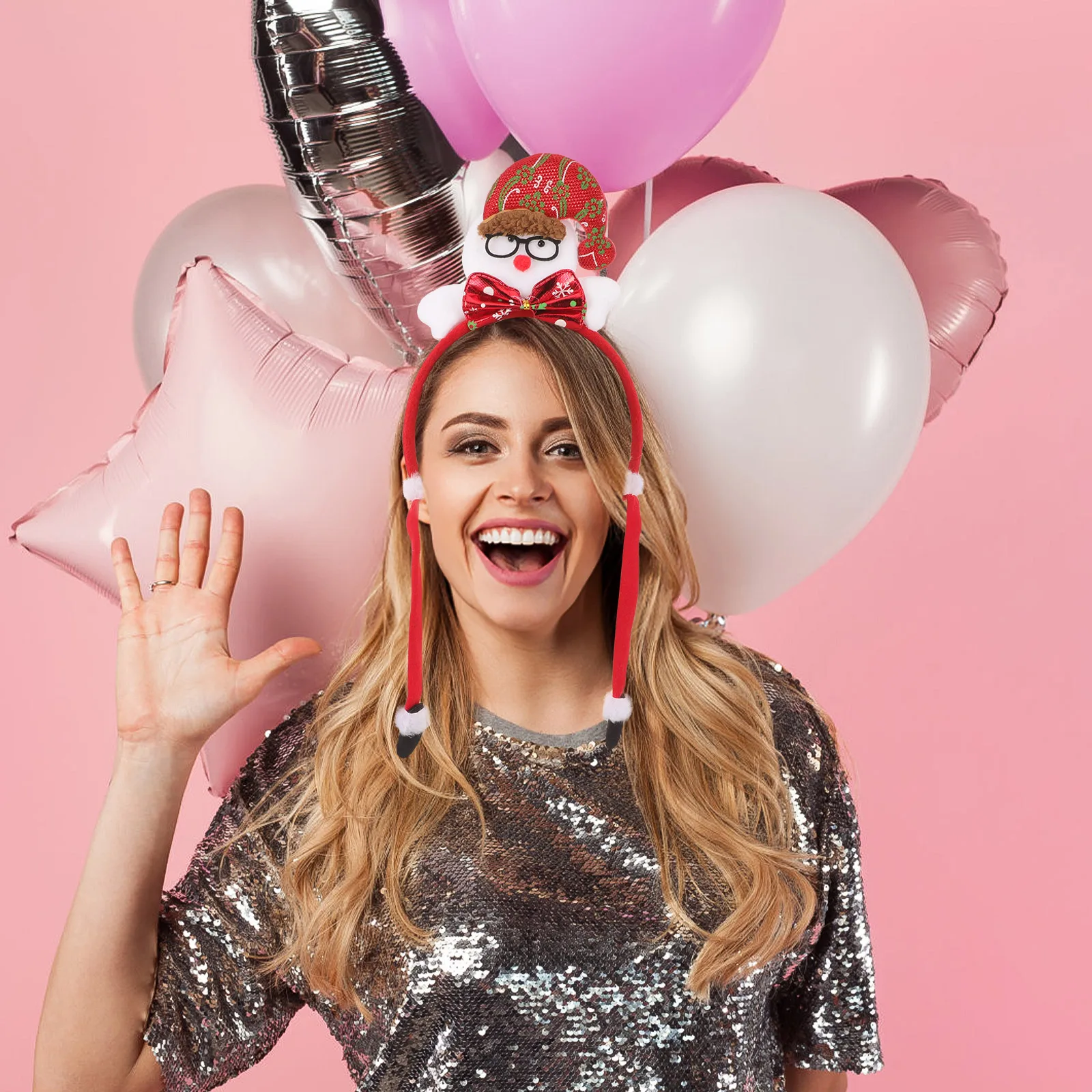 Festive Christmas Headband Snowman Design Comfortable Fit for Most Sizes Holiday Hair Decoration Party Favor Gift
Festive Christmas Headband Snowman Design Comfortable Fit for Most Sizes Holiday Hair Decoration Party Favor Gift