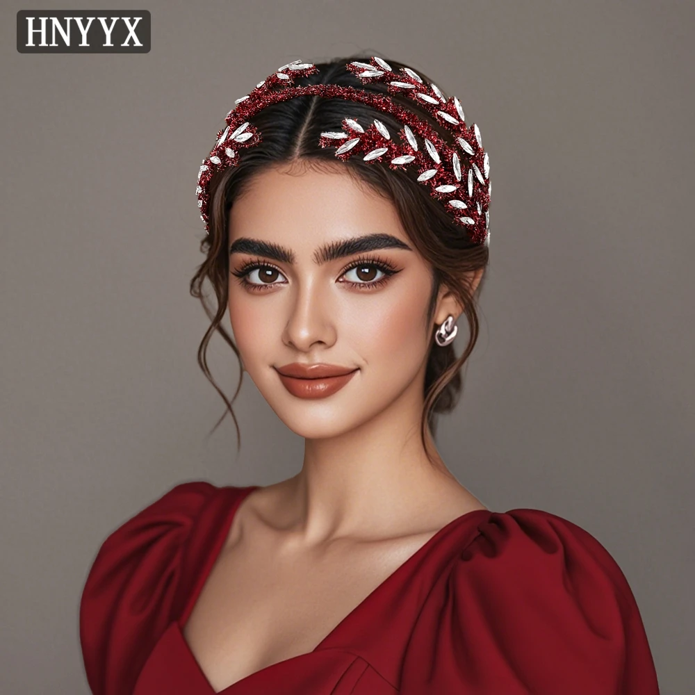 HNYYX Bridal Wedding Hair Accessories Red Handmade Headband Gorgeous Elegant Headpiece Wedding Banquet Jewelry Headdresses A386
HNYYX Bridal Wedding Hair Accessories Red Handmade Headband Gorgeous Elegant Headpiece Wedding Banquet Jewelry Headdresses A386