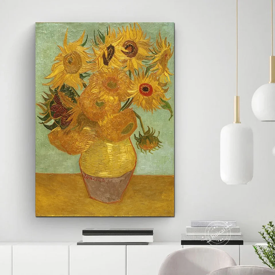 The Vase That 12 Sunflower Of Vincent Van Gogh Canvas Painting Print Wall Art Picture For Living Home Decoration
The Vase That 12 Sunflower Of Vincent Van Gogh Canvas Painting Print Wall Art Picture For Living Home Decoration