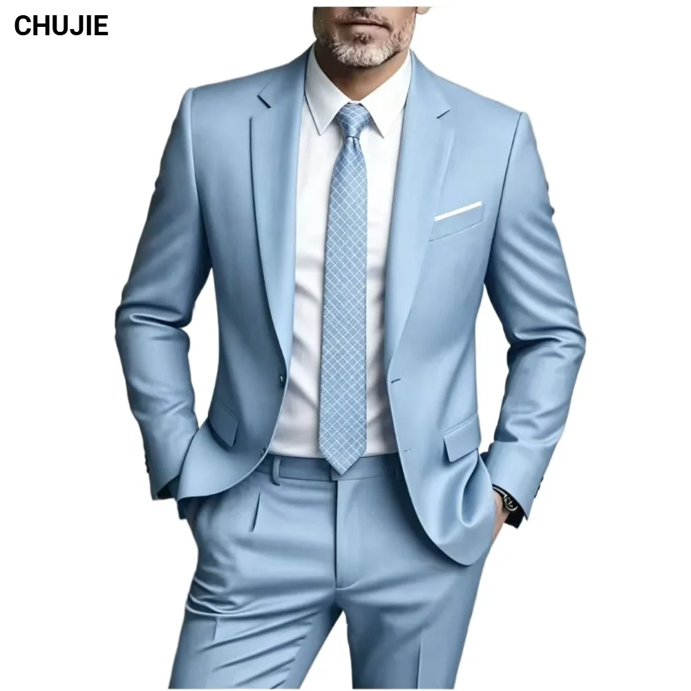 Elegant Men's Suit Lightweight Sets Slim Fit Blazer Pants Business Set Classic Fashion Vest Weddings Party Occasions Suit
Elegant Men's Suit Lightweight Sets Slim Fit Blazer Pants Business Set Classic Fashion Vest Weddings Party Occasions Suit