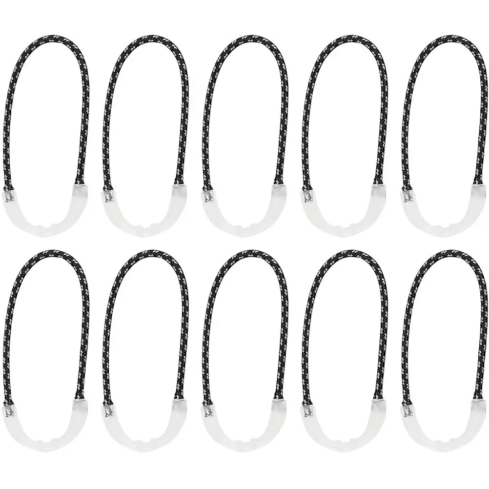 10 Pcs Zippers Luminous Pull Pulling Ropes Portable Pullers Extender Outdoor Head Extension White Extenders Pulls
10 Pcs Zippers Luminous Pull Pulling Ropes Portable Pullers Extender Outdoor Head Extension White Extenders Pulls