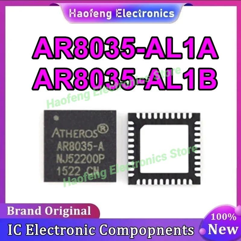 5 шт. AR8035 AR8035-AL1A AR8035-AL1B AR8035-AL1B-R QFN40 микросхема на складе
5 шт. AR8035 AR8035-AL1A AR8035-AL1B AR8035-AL1B-R QFN40 микросхема на складе