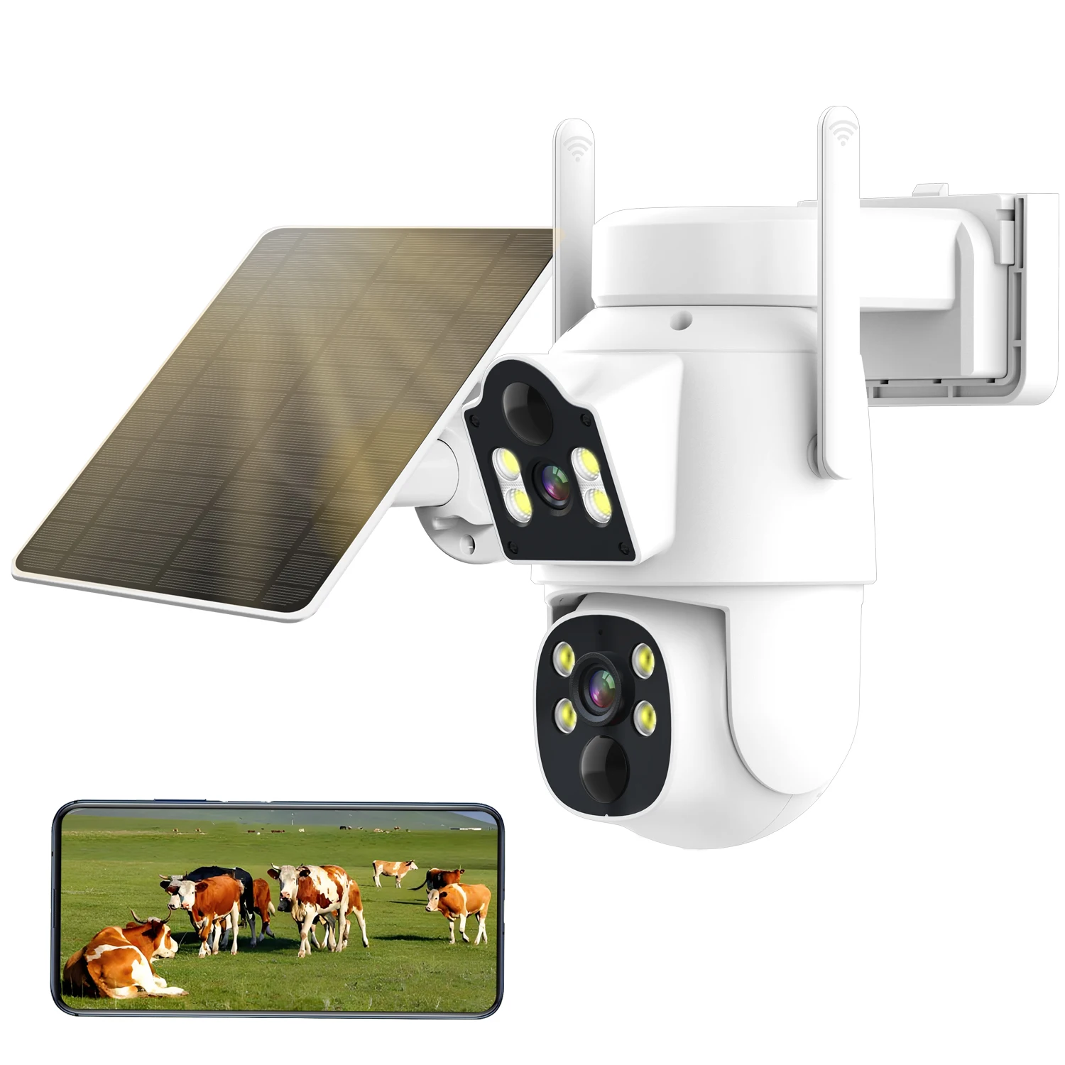6MP HD Solar WiFi Camera Outdoor Built-in Battery Dual Lens 3MP Security Camera Solar Panel Wireless Video Surveillance CCTV
6MP HD Solar WiFi Camera Outdoor Built-in Battery Dual Lens 3MP Security Camera Solar Panel Wireless Video Surveillance CCTV