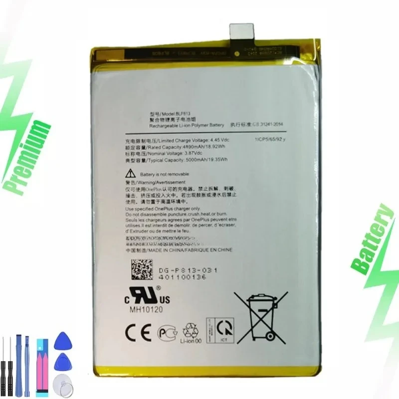 Replacement battery BLP813 for Nord N200 5G DE2117 High quality and durable
Replacement battery BLP813 for Nord N200 5G DE2117 High quality and durable