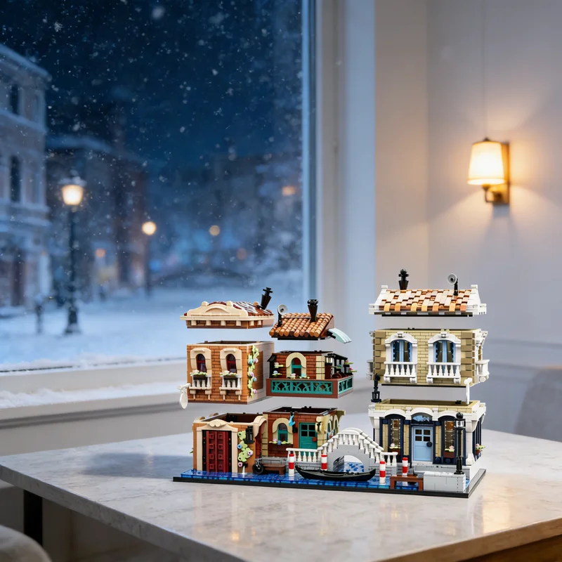 4188pcs MOC Little Venice Creator Expert Model Building Blocks Construction Christmas Gifts Toy Creative DIY Idea Architecture
4188pcs MOC Little Venice Creator Expert Model Building Blocks Construction Christmas Gifts Toy Creative DIY Idea Architecture