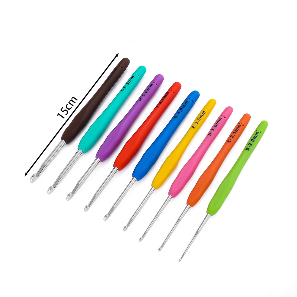 1pc Crochet Hooks Hand Knitted Crochet Colorful Rubber Handle Knitting Ergonomics Handle DIY Jewelry Making Crochet
1pc Crochet Hooks Hand Knitted Crochet Colorful Rubber Handle Knitting Ergonomics Handle DIY Jewelry Making Crochet
