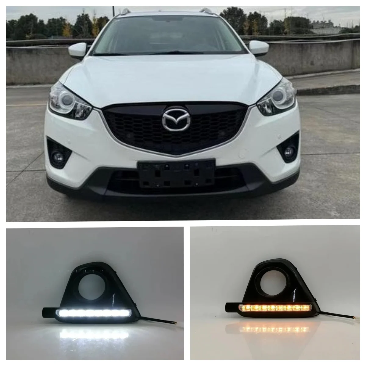 LED DRL For Mazda CX5 Daytime Running Lights 2012 2013 2014 2015 Waterproof Daylight Lamp With Dynamic Turning Light Signal 12V
LED DRL For Mazda CX5 Daytime Running Lights 2012 2013 2014 2015 Waterproof Daylight Lamp With Dynamic Turning Light Signal 12V