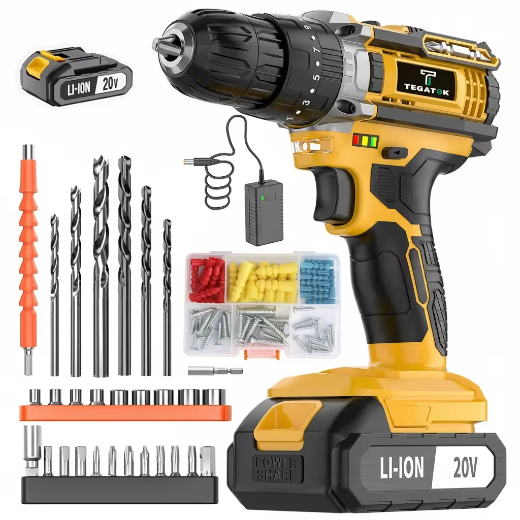 Electric Screwdriver Impact Drill Household DIY 2 Speed Rechargeable Lithium Battery 20+3 Drilling Tool For Makita 20V Battery
Electric Screwdriver Impact Drill Household DIY 2 Speed Rechargeable Lithium Battery 20+3 Drilling Tool For Makita 20V Battery
