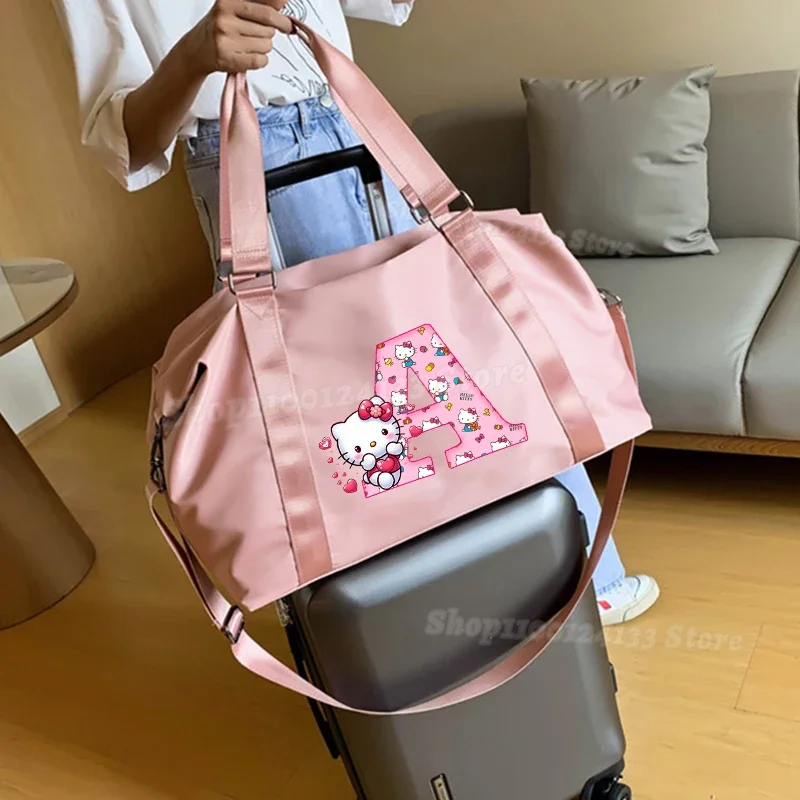 Hello Kitty Women Carry on Travel Tote Hand Bag Sanrio Cute Anime Canvas Print Girl's Gym Shoulder Duffle Bag Sport Fitness Case
Hello Kitty Women Carry on Travel Tote Hand Bag Sanrio Cute Anime Canvas Print Girl's Gym Shoulder Duffle Bag Sport Fitness Case