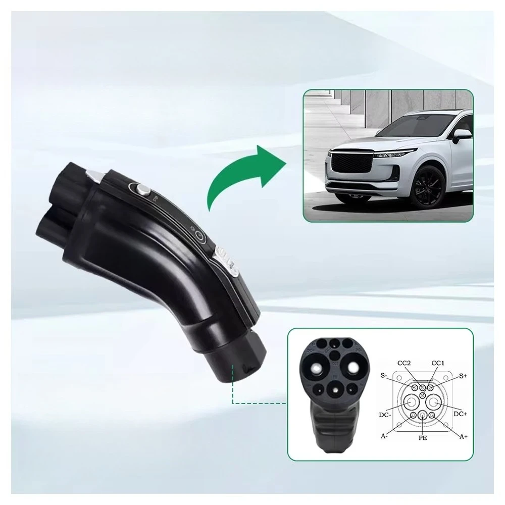 CCS Combo 2 to GBT Adapter IEC 62196-3 Portable Fast Charging Plug 200A DC EV Charger Connector CCS2 to GBT Adapter
CCS Combo 2 to GBT Adapter IEC 62196-3 Portable Fast Charging Plug 200A DC EV Charger Connector CCS2 to GBT Adapter