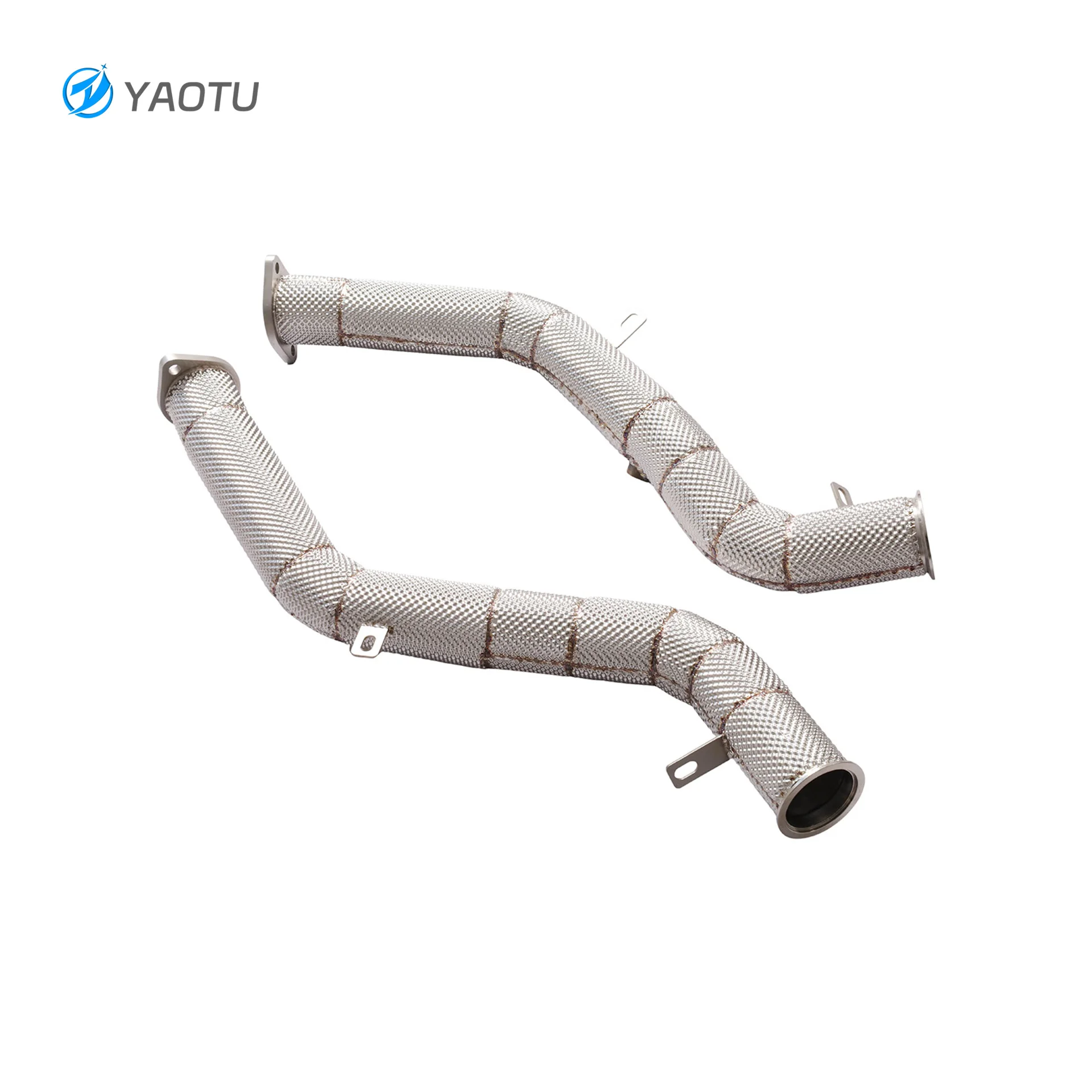 YT High Performance Stainless Steel Exhaust Downpipes for Infiniti Q50 3.0T & Nissan 400Z with Heat Insulation
YT High Performance Stainless Steel Exhaust Downpipes for Infiniti Q50 3.0T & Nissan 400Z with Heat Insulation