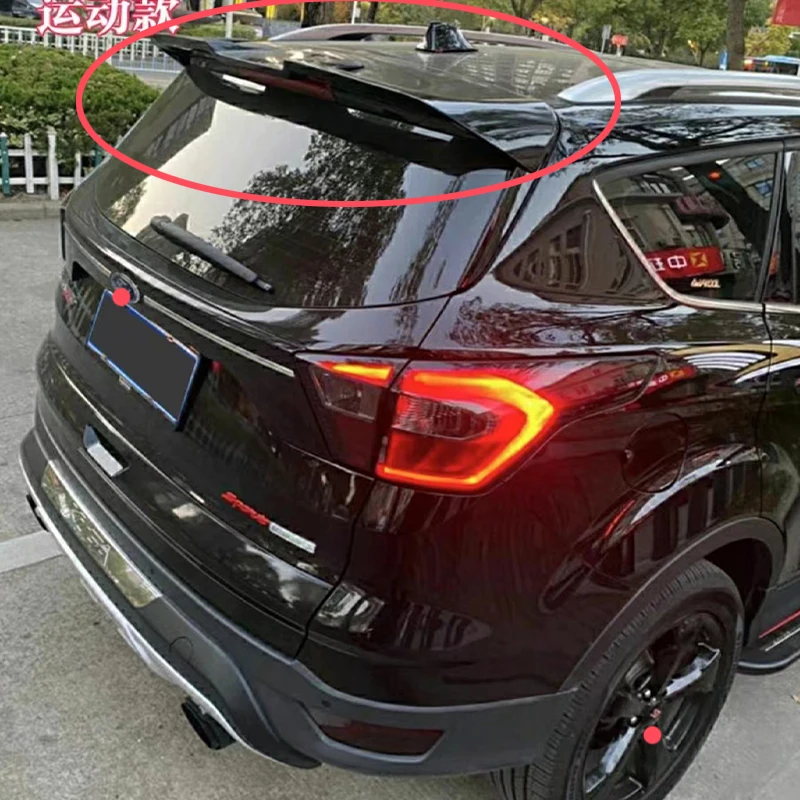 Suitable for Ford Tiggo ST top wing rear trunk lid, spoiler, mudguard, carbon black sport modification parts 2013-2019
Suitable for Ford Tiggo ST top wing rear trunk lid, spoiler, mudguard, carbon black sport modification parts 2013-2019