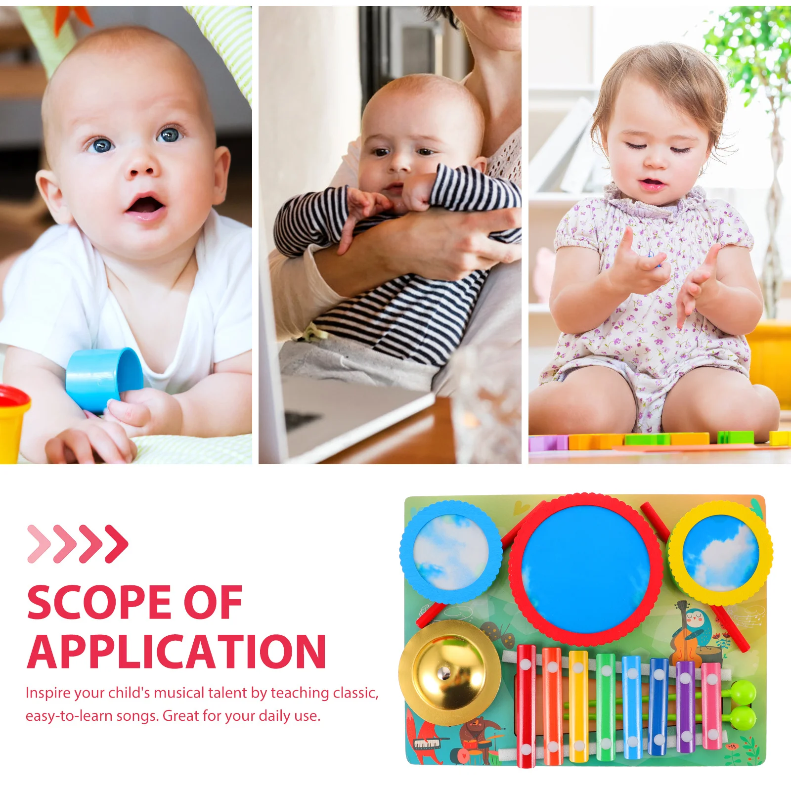 Children Percussion Instrument Wooden Xylophone Hand Eye Coordination Training Educational Music Gift Developmental
Children Percussion Instrument Wooden Xylophone Hand Eye Coordination Training Educational Music Gift Developmental