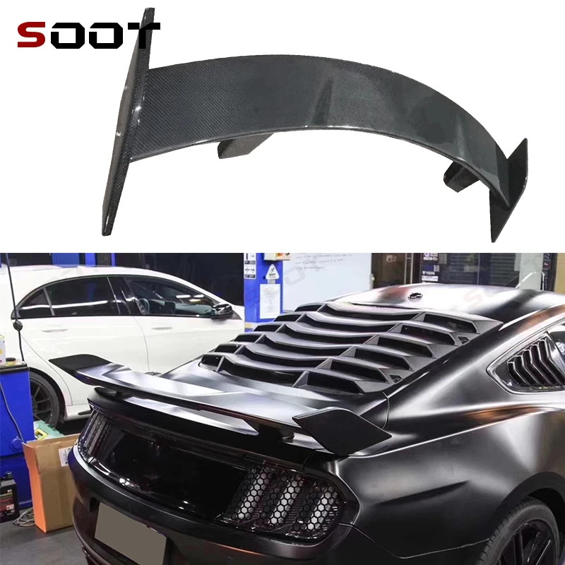 For 2015-2018 Ford Mustang Carbon Fiber Rear Tail fins Trunk Spoiler Tailgate Accessories Upgrade Car Auto Parts
For 2015-2018 Ford Mustang Carbon Fiber Rear Tail fins Trunk Spoiler Tailgate Accessories Upgrade Car Auto Parts