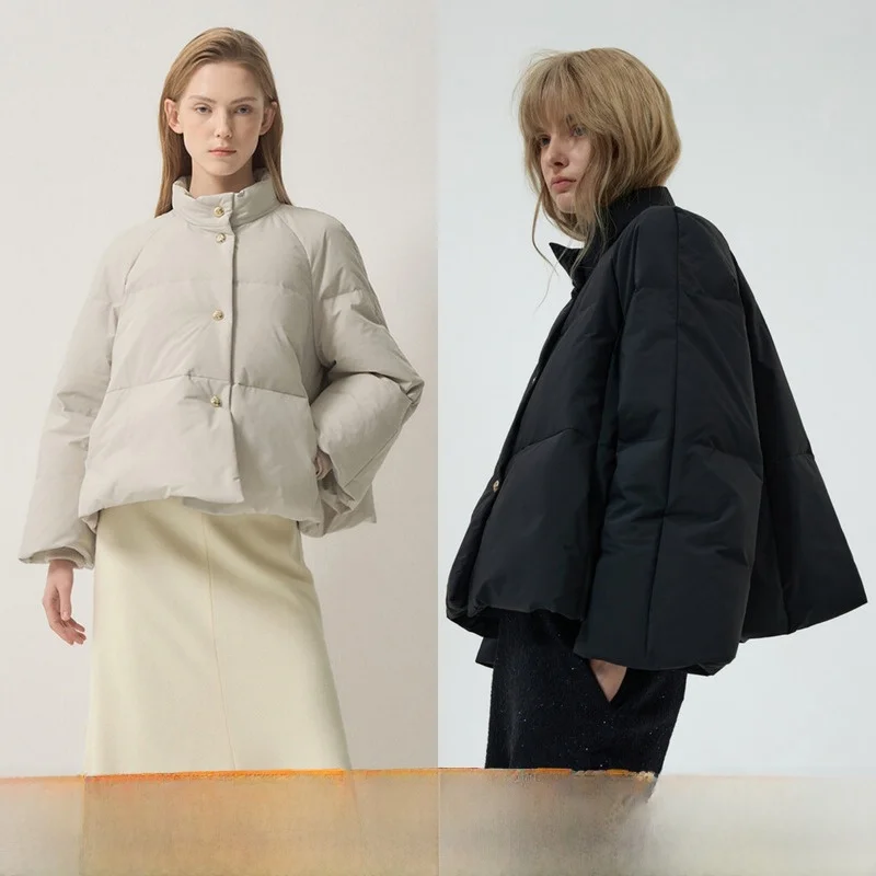 Thiened гусиный пух, джет с воротником-стойкой и шнурком, универсальное женское пальто, верхняя одежда, свободная посадка в Корейском стиле
Thiened гусиный пух, джет с воротником-стойкой и шнурком, универсальное женское пальто, верхняя одежда, свободная посадка в Корейском стиле