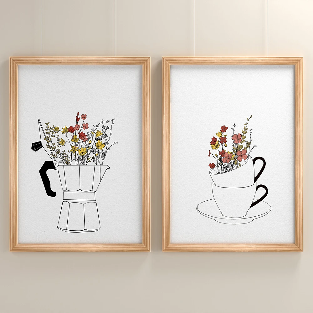 Coffee Lover Diamond Painting Cups Flowers Painting Modern Nordic Wall Art Posters for Living Room Coffee Shop Kitchen Home De
Coffee Lover Diamond Painting Cups Flowers Painting Modern Nordic Wall Art Posters for Living Room Coffee Shop Kitchen Home De