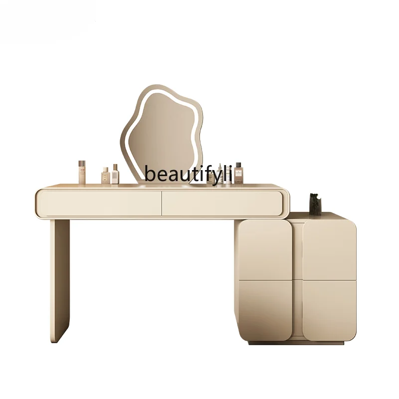 Cream Style Solid Wood Dresser Light Luxury Modern Small Apartment Bedroom Makeup Table Retractable Dresser furniture
Cream Style Solid Wood Dresser Light Luxury Modern Small Apartment Bedroom Makeup Table Retractable Dresser furniture
