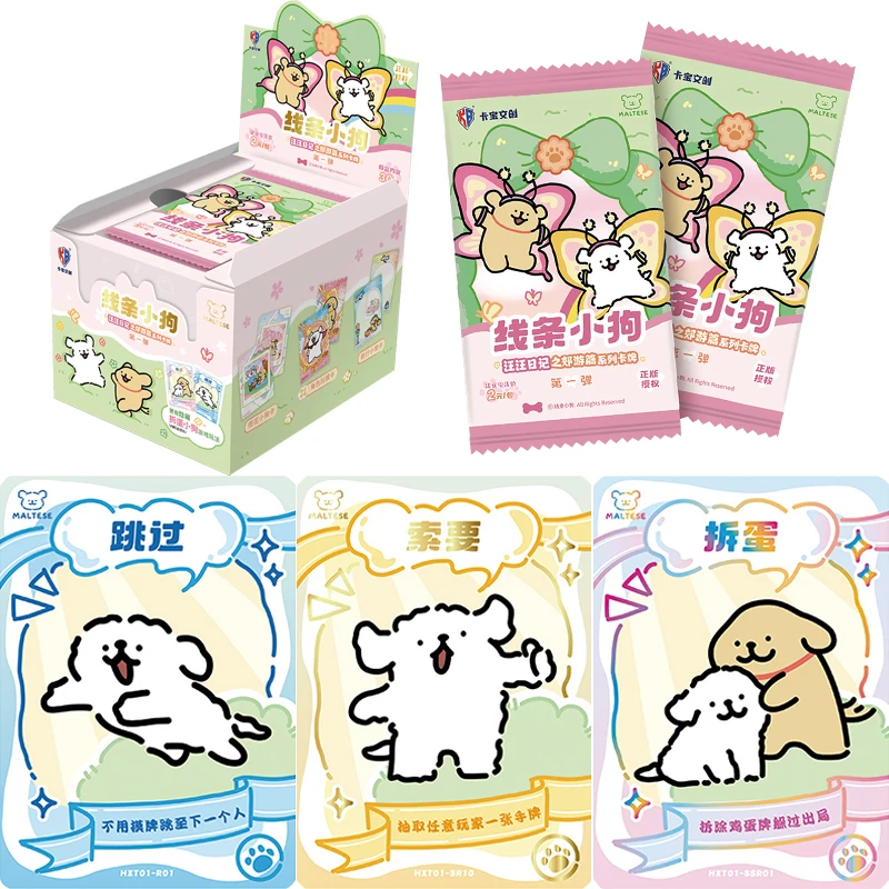 Подлинная линия, карта для щенка Wangwang, дневник, выход, серия, милый интересный персонаж мультфильма, коллекционные карты аниме, игрушки, подарок 
Подлинная линия, карта для щенка Wangwang, дневник, выход, серия, милый интересный персонаж мультфильма, коллекционные карты аниме, игрушки, подарок