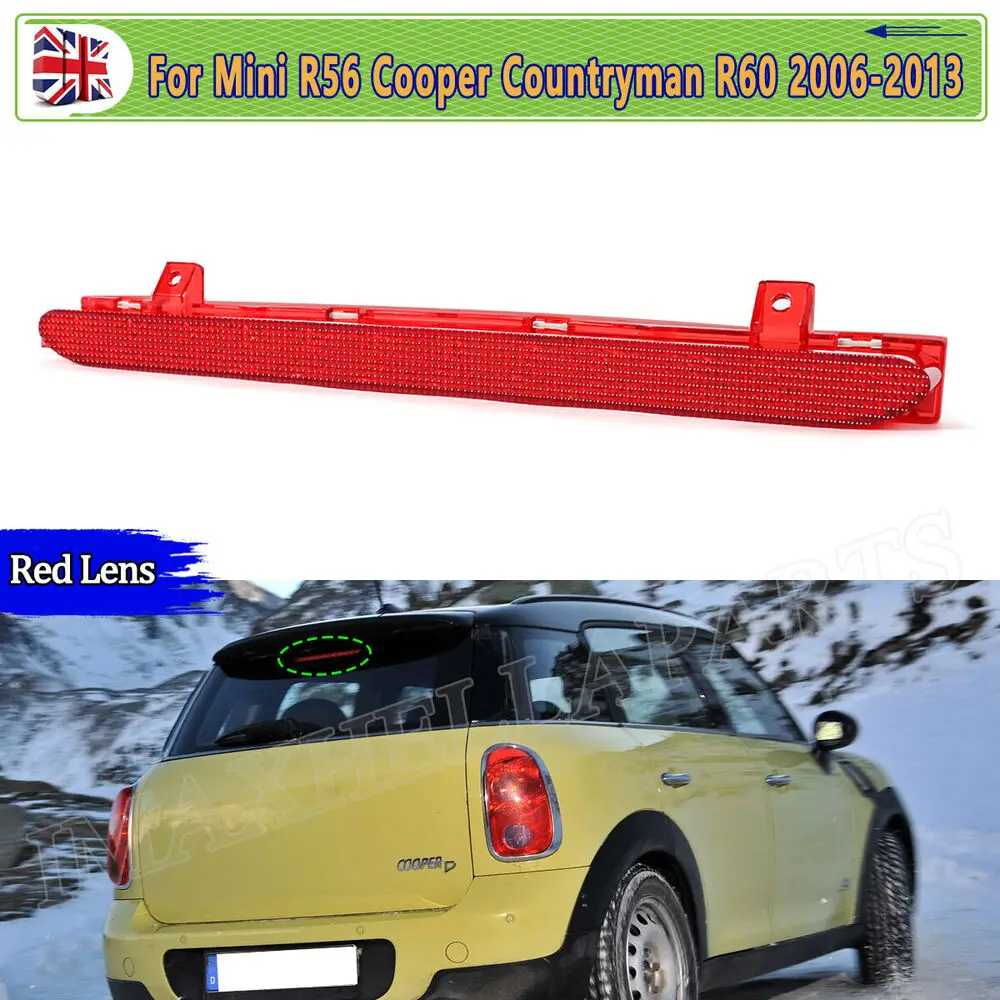 Для Mini R56 Cooper Hatch Высокопозиционный стоп-сигнал Countryman R60 2006-2013 Задний стоп-сигнал Третий стоп-сигнал Красные линзы Стоп-сигналы
Для Mini R56 Cooper Hatch Высокопозиционный стоп-сигнал Countryman R60 2006-2013 Задний стоп-сигнал Третий стоп-сигнал Красные линзы Стоп-сигналы