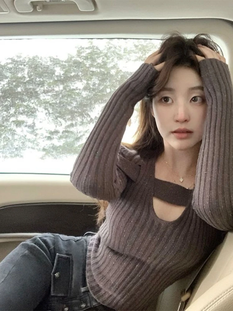Women's Sweater Autumn Winter Knitted Pullovers V-neck Slim Fit Bottoming Shirt Solid Soft Knitwear Jumpers Basic Sweaters T430
Women's Sweater Autumn Winter Knitted Pullovers V-neck Slim Fit Bottoming Shirt Solid Soft Knitwear Jumpers Basic Sweaters T430