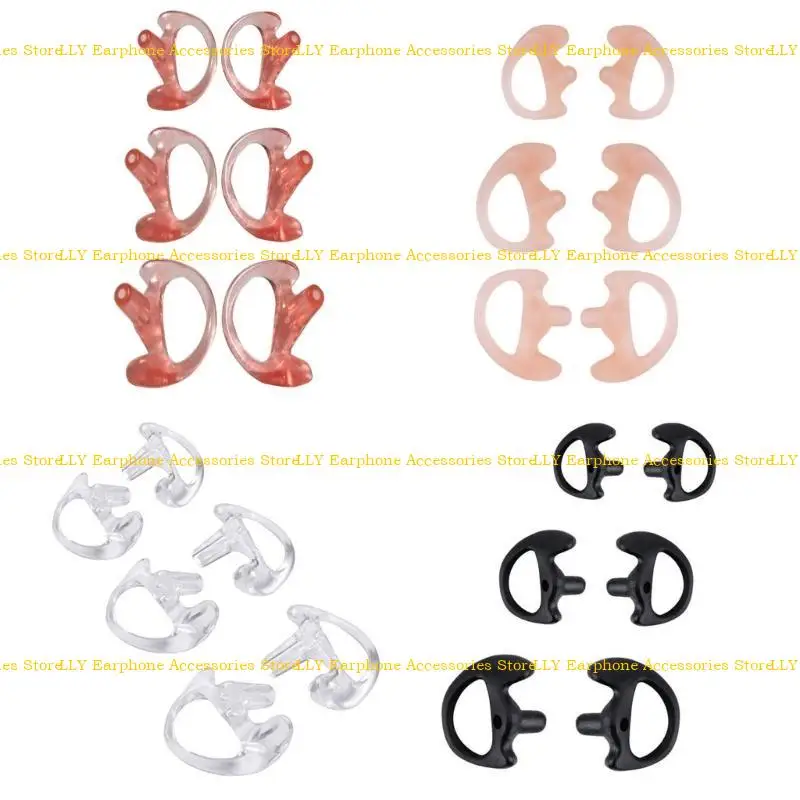 462E Two Way Radio Ear Mold Replacement Soft Silicone Ear Insert for Acoustic Coil Tube Earpiece (3 Pair Large Small
462E Two Way Radio Ear Mold Replacement Soft Silicone Ear Insert for Acoustic Coil Tube Earpiece (3 Pair Large Small
