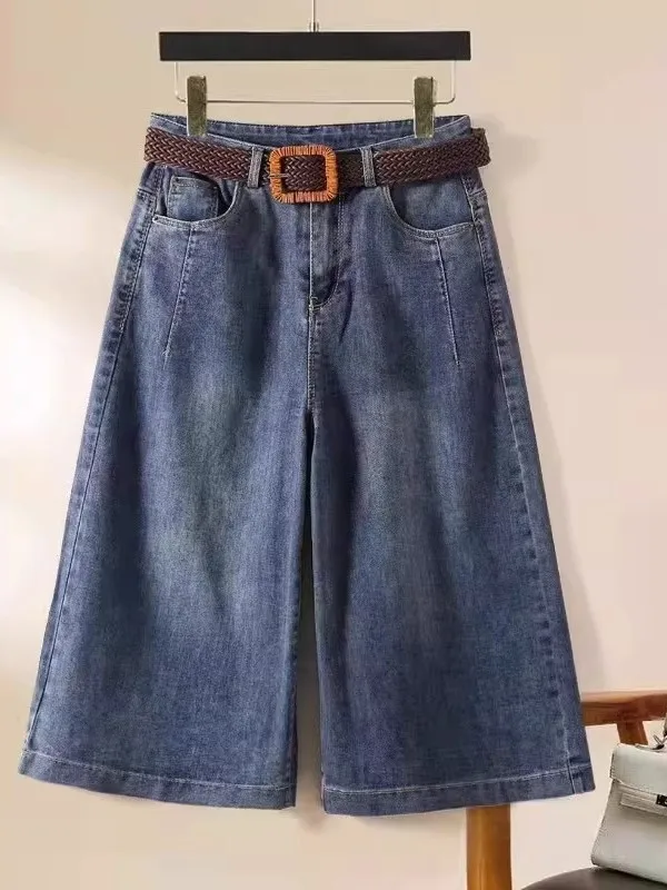 Summer Loose Wide Leg Jeans Six-Five Casual High Waist Slimming Seven-Five Pants Thin Model 2026 New Style Straight Leg Jeans
Summer Loose Wide Leg Jeans Six-Five Casual High Waist Slimming Seven-Five Pants Thin Model 2026 New Style Straight Leg Jeans