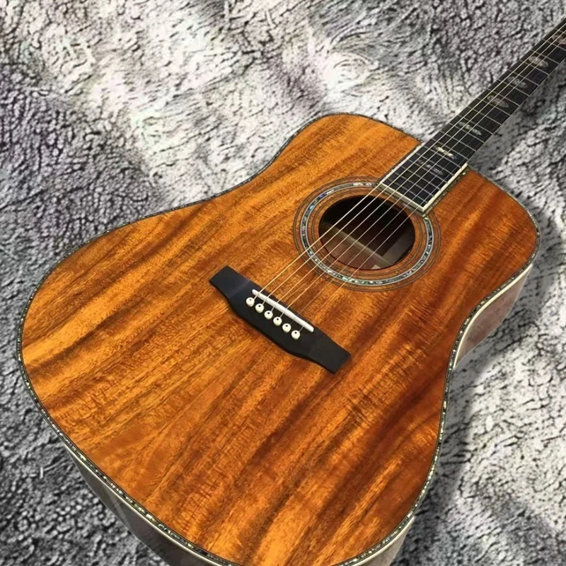 41 Inch D45 Series Acoustic Guitar KOA Body Ebony Fingerboard Solid Top 6 String 20 Frets Sweet-sounding Country Free Shipping
41 Inch D45 Series Acoustic Guitar KOA Body Ebony Fingerboard Solid Top 6 String 20 Frets Sweet-sounding Country Free Shipping