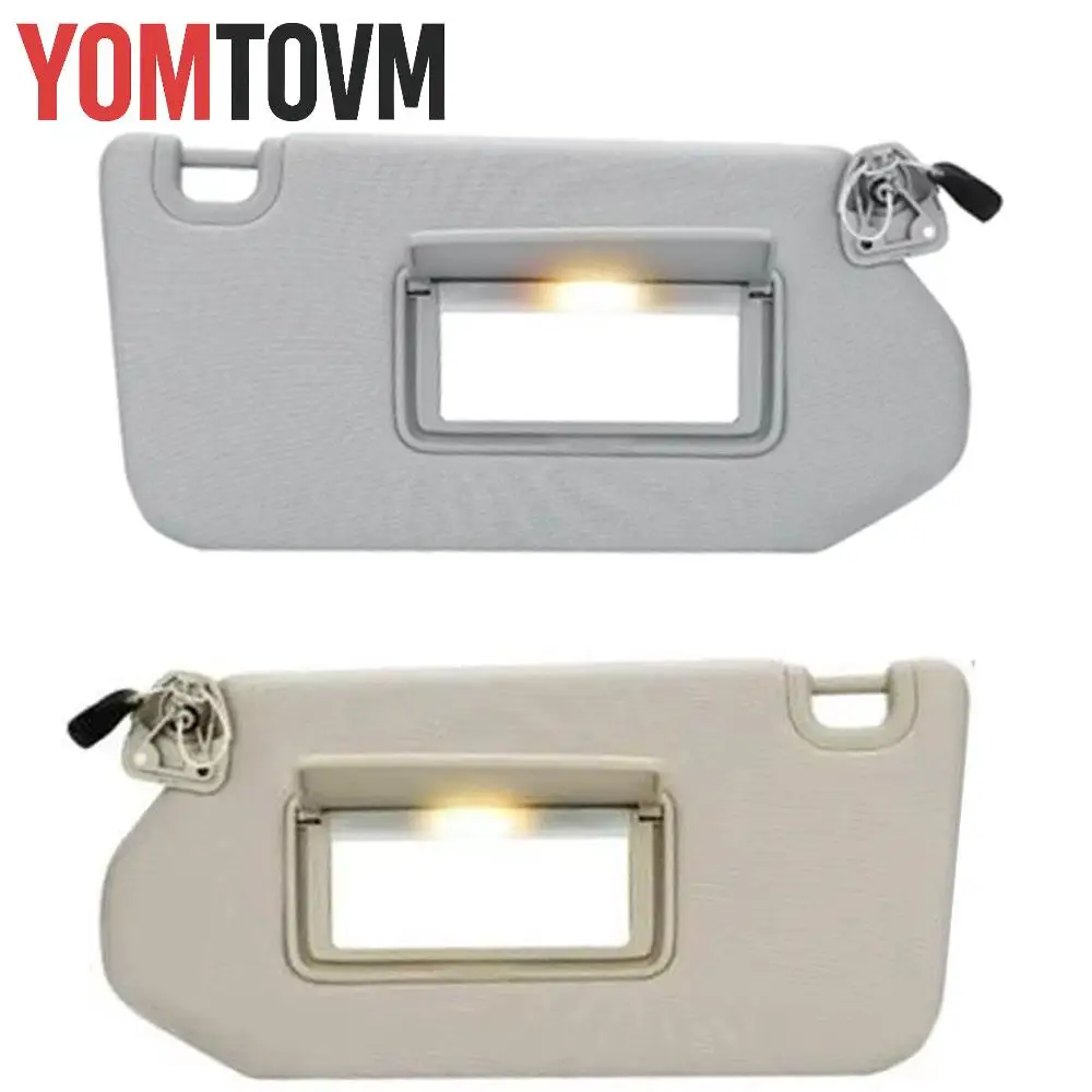 Grey Beige Car Interior Sun Visor Panel with Mirror and Light for Nissan Pathfinder 2013-2018 Infiniti QX60 2014-2017 LHD 
Grey Beige Car Interior Sun Visor Panel with Mirror and Light for Nissan Pathfinder 2013-2018 Infiniti QX60 2014-2017 LHD