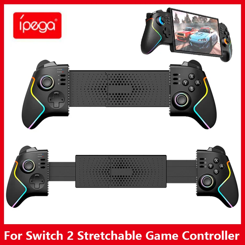 Для Switch2 растягивающийся игровой контроллер, геймпад с эффектом Холла и RGB, шестиосевой датчик движения для джойстика беспроводного контроллера NS2
Для Switch2 растягивающийся игровой контроллер, геймпад с эффектом Холла и RGB, шестиосевой датчик движения для джойстика беспроводного контроллера NS2