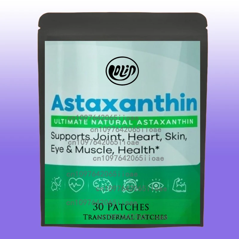 30 пластырей Астаксантин, трансмические пластыри с женьшенем Panax, гинкго билоба, здоровье кожи, поддержка энергии, иммунитета 
30 пластырей Астаксантин, трансмические пластыри с женьшенем Panax, гинкго билоба, здоровье кожи, поддержка энергии, иммунитета