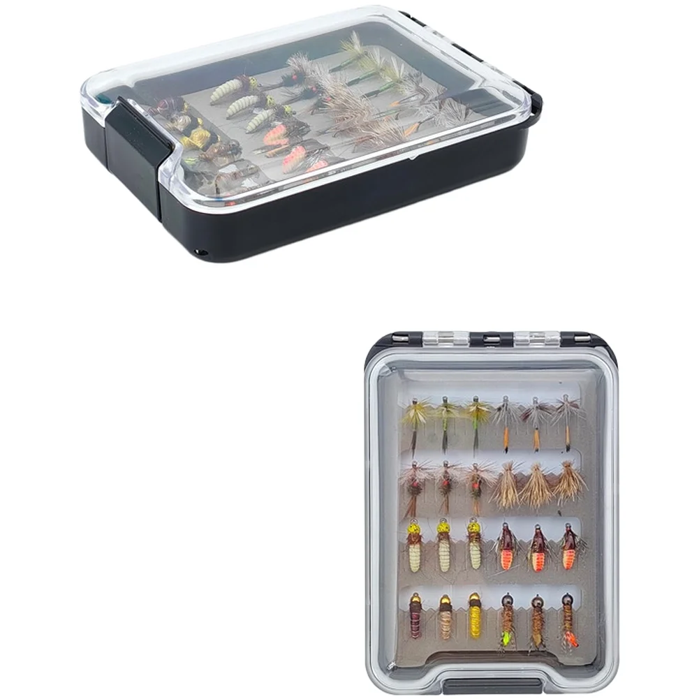 Premium Fly Lure Set with 24pcs or 33pcs Dry Wet Nymph and Streamer Flies Designed for Trout Bass and Salmon Fishing
Premium Fly Lure Set with 24pcs or 33pcs Dry Wet Nymph and Streamer Flies Designed for Trout Bass and Salmon Fishing