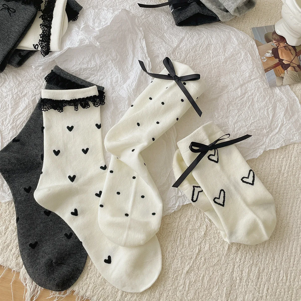 Miosam custom lolita cotton lace socks kawaii finny absorb bow socks anti-odor socks casual breathable soft socks woman socks
Miosam custom lolita cotton lace socks kawaii finny absorb bow socks anti-odor socks casual breathable soft socks woman socks