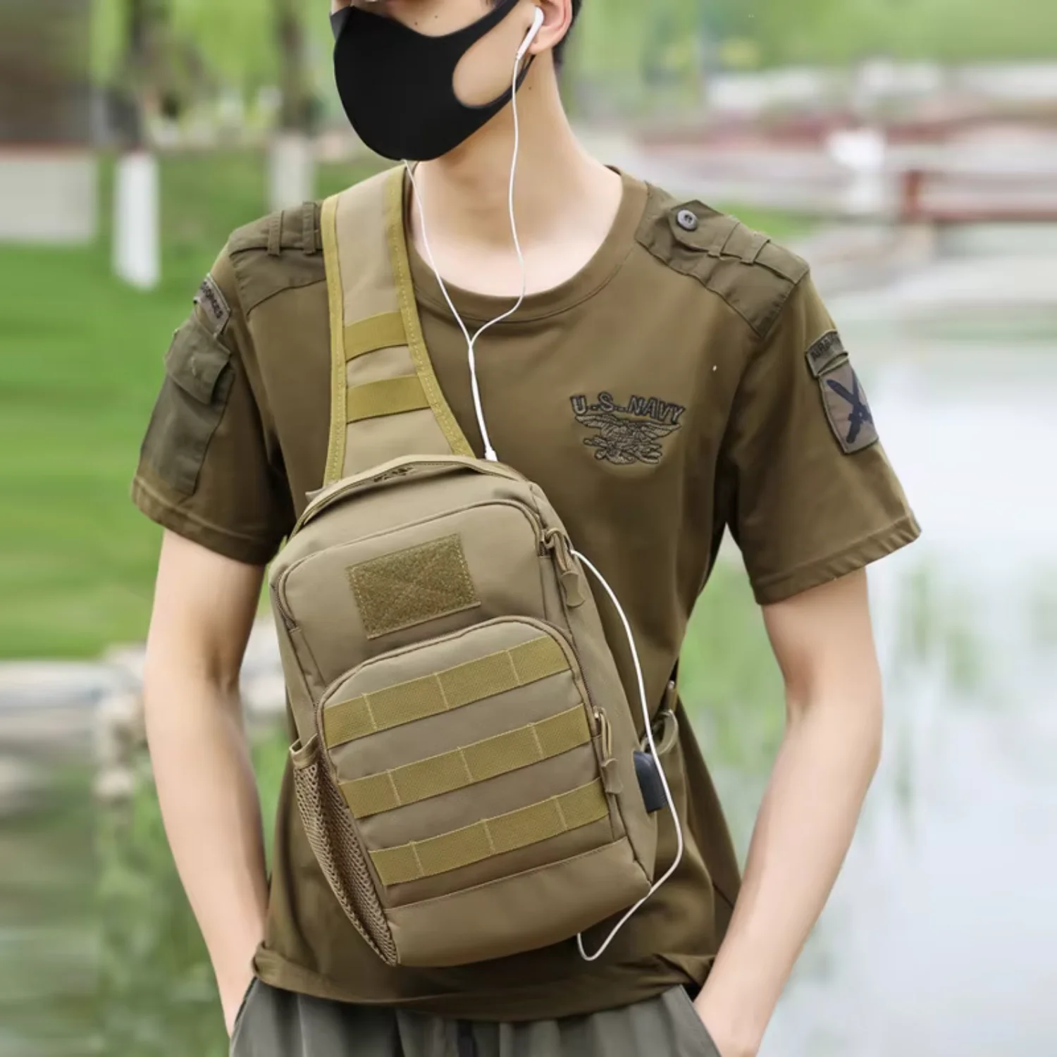 Fishing Chest Men's Male Tactical Sling Shoulder Backpack Travel Handbag Climbing Hunting Camping Hiking Messenger Bags
Fishing Chest Men's Male Tactical Sling Shoulder Backpack Travel Handbag Climbing Hunting Camping Hiking Messenger Bags