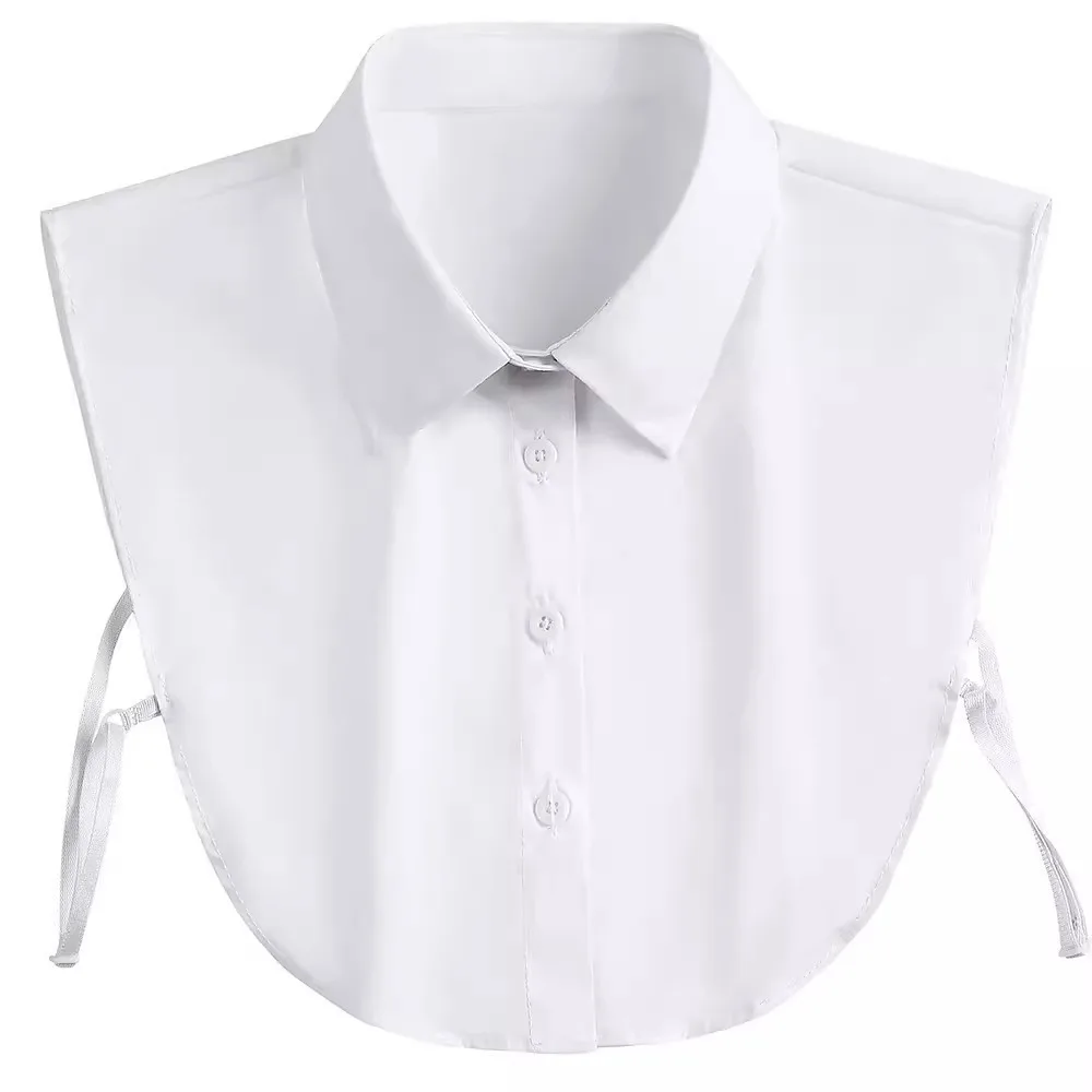 Simple Fashion Cotton Fake Collar Versatile Convenient Detachable Collar Solid Color Button Lapel Half Shirt Office
Simple Fashion Cotton Fake Collar Versatile Convenient Detachable Collar Solid Color Button Lapel Half Shirt Office