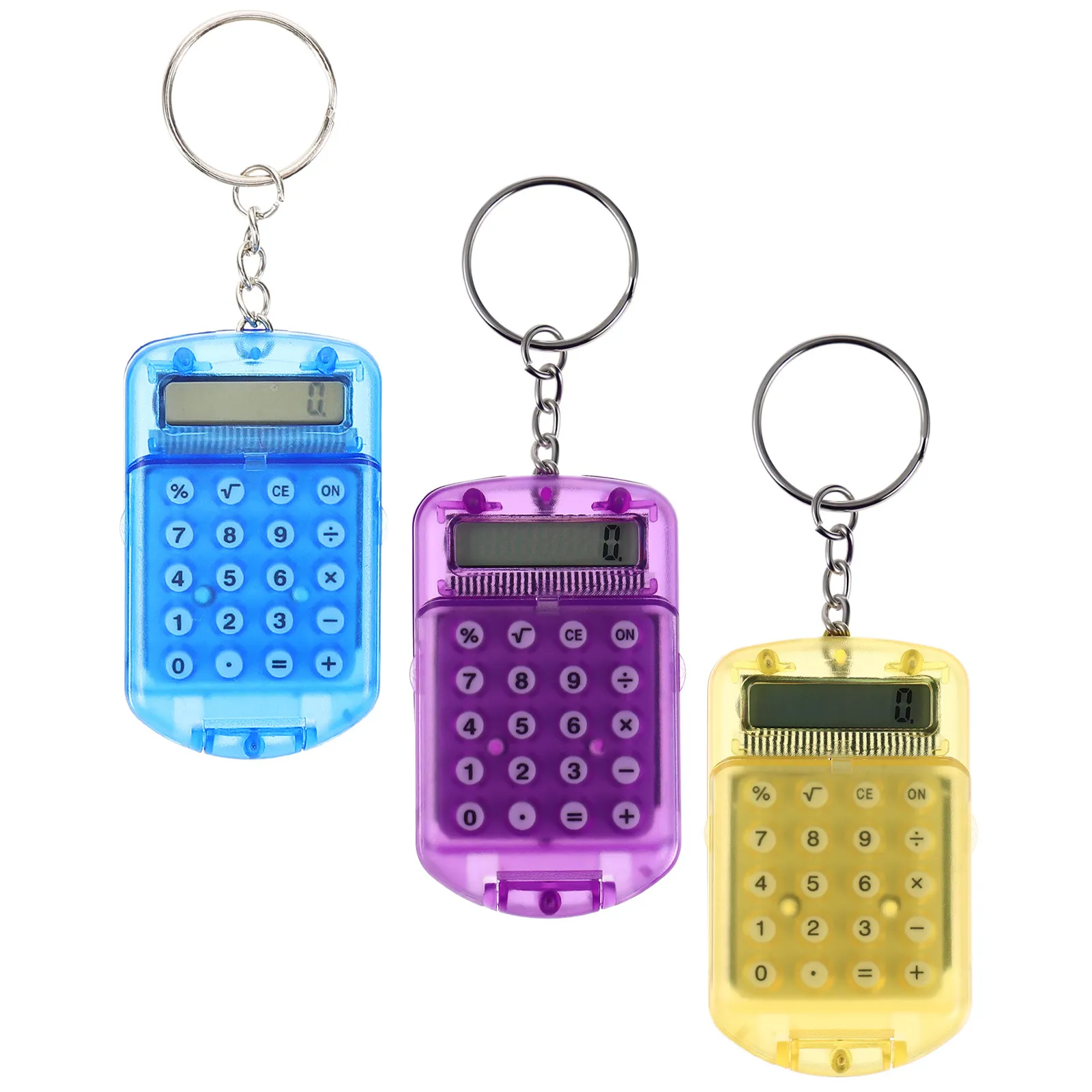 3Pcs Mini Calculator Keychain Compact Portable Pocket Electronic Calculator Flip Cover Nurse Student School Office Supplies
3Pcs Mini Calculator Keychain Compact Portable Pocket Electronic Calculator Flip Cover Nurse Student School Office Supplies