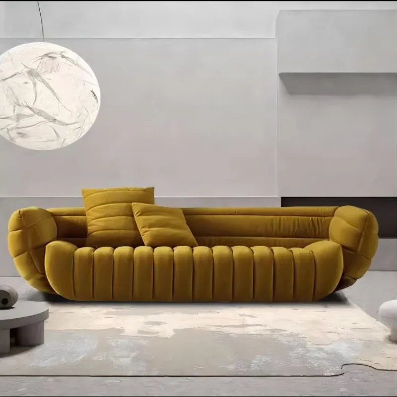 Nordic Light Luxury Modern Internet-Famous Sofa, Italian-Style Frosted Fabric, Unique Shape, Minimalist Leisure Lazy
Nordic Light Luxury Modern Internet-Famous Sofa, Italian-Style Frosted Fabric, Unique Shape, Minimalist Leisure Lazy
