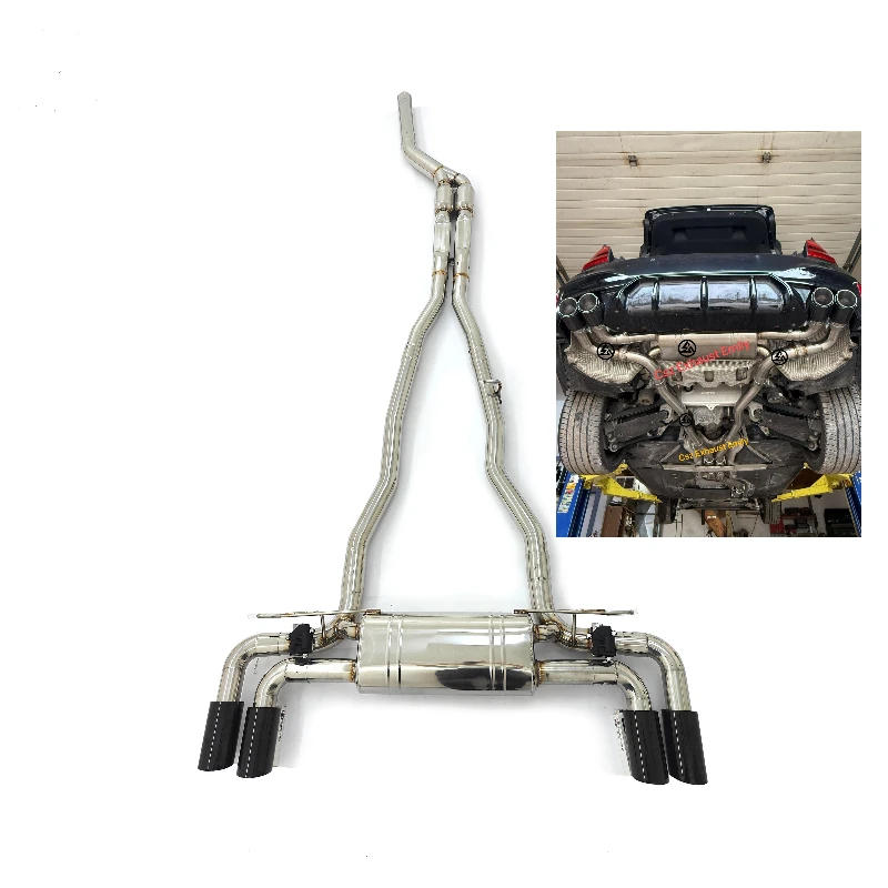540i Valvetronic Exhaust for BMW 540i G30 B58 3.0T Fast Shipping High Quality Stainless Steel Muffler Catback
540i Valvetronic Exhaust for BMW 540i G30 B58 3.0T Fast Shipping High Quality Stainless Steel Muffler Catback