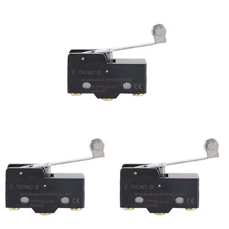 BYBS-3X Panel Mount Long Hinge Roller Lever Ac Dc Basic Micro-Switch Z-15Gw2-B
BYBS-3X Panel Mount Long Hinge Roller Lever Ac Dc Basic Micro-Switch Z-15Gw2-B