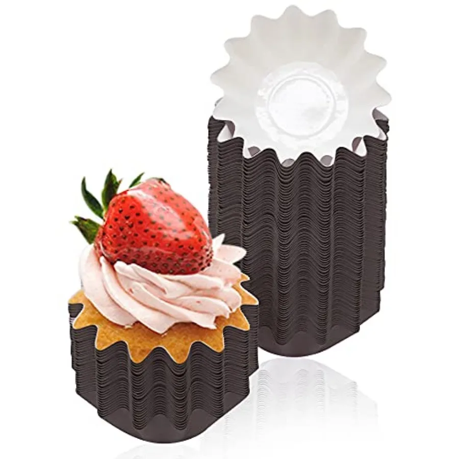 100 PCS Baking Cups Cupcake Liner Flared Brioche Standard Muffin Wrappers Greaseproof Coated Paper Cup for Wedding Birthday Hol
100 PCS Baking Cups Cupcake Liner Flared Brioche Standard Muffin Wrappers Greaseproof Coated Paper Cup for Wedding Birthday Hol
