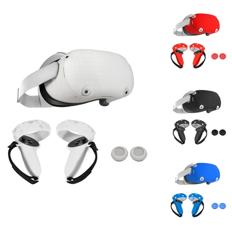 Новый защитный чехол для Oculus Quest 2, VR, сенсорный контроллер, чехол с ручкой, силиконовый полный защитный чехол
Новый защитный чехол для Oculus Quest 2, VR, сенсорный контроллер, чехол с ручкой, силиконовый полный защитный чехол