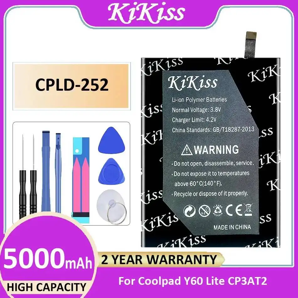 Долговечный аккумулятор для мобильного телефона Coolpad Y60 Lite CP3AT2 5000 мАч Cpld-252
Долговечный аккумулятор для мобильного телефона Coolpad Y60 Lite CP3AT2 5000 мАч Cpld-252