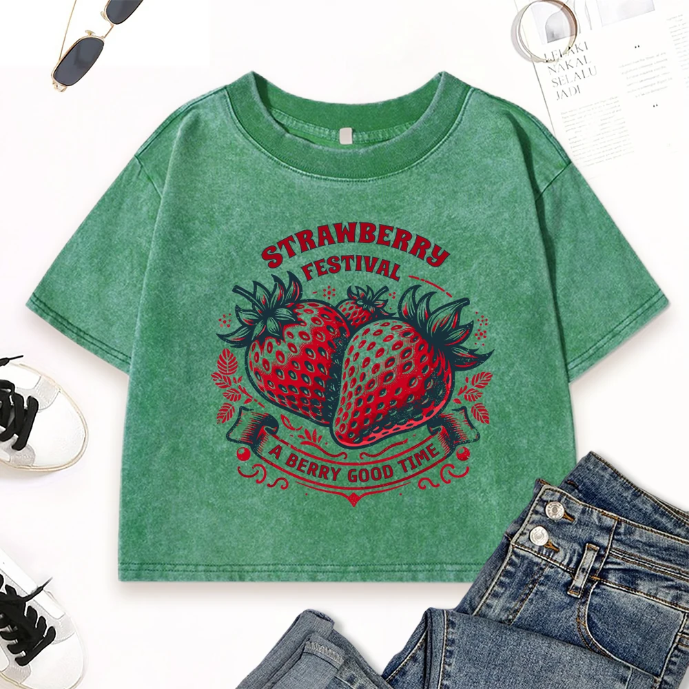 Strawberry Festival A Berry Good Time Print Womens Washed Tee Shirt Slim Soft Top Sport All-Match T-Shirts O-Neck Cotton Clothes
Strawberry Festival A Berry Good Time Print Womens Washed Tee Shirt Slim Soft Top Sport All-Match T-Shirts O-Neck Cotton Clothes