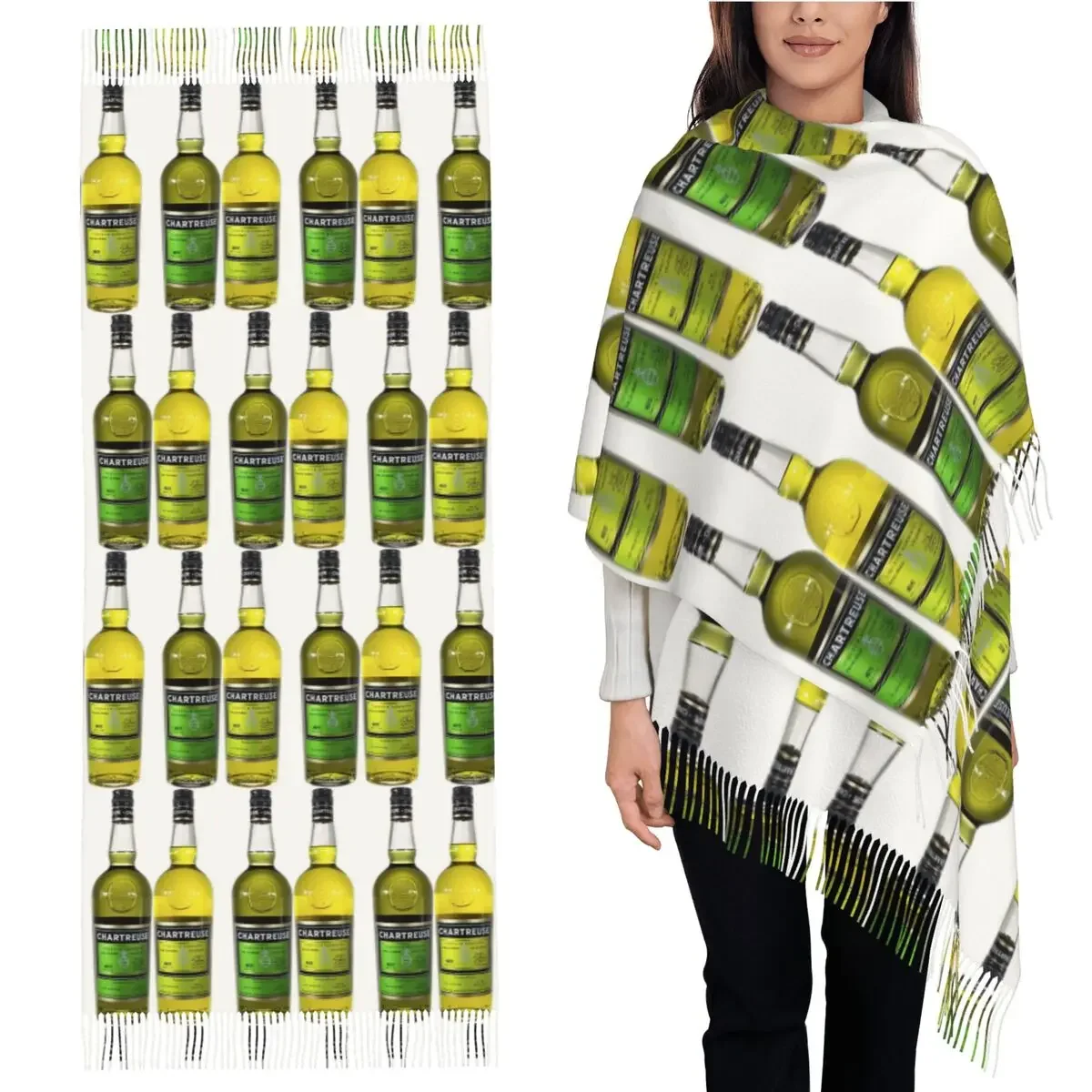 Зеленая бутылка Chartreuse, картина маслом, шарф для напитков, шарфы с кисточками для женщин, мягкие теплые шали и накидки, длинная осенне-зимняя шаль, накидка
Зеленая бутылка Chartreuse, картина маслом, шарф для напитков, шарфы с кисточками для женщин, мягкие теплые шали и накидки, длинная осенне-зимняя шаль, накидка