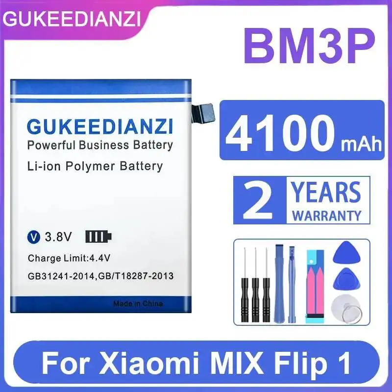 Аккумулятор для мобильного телефона BM3P 4100 мАч, премиум-класса, замена для Xiaomi Mix Flip 1
Аккумулятор для мобильного телефона BM3P 4100 мАч, премиум-класса, замена для Xiaomi Mix Flip 1